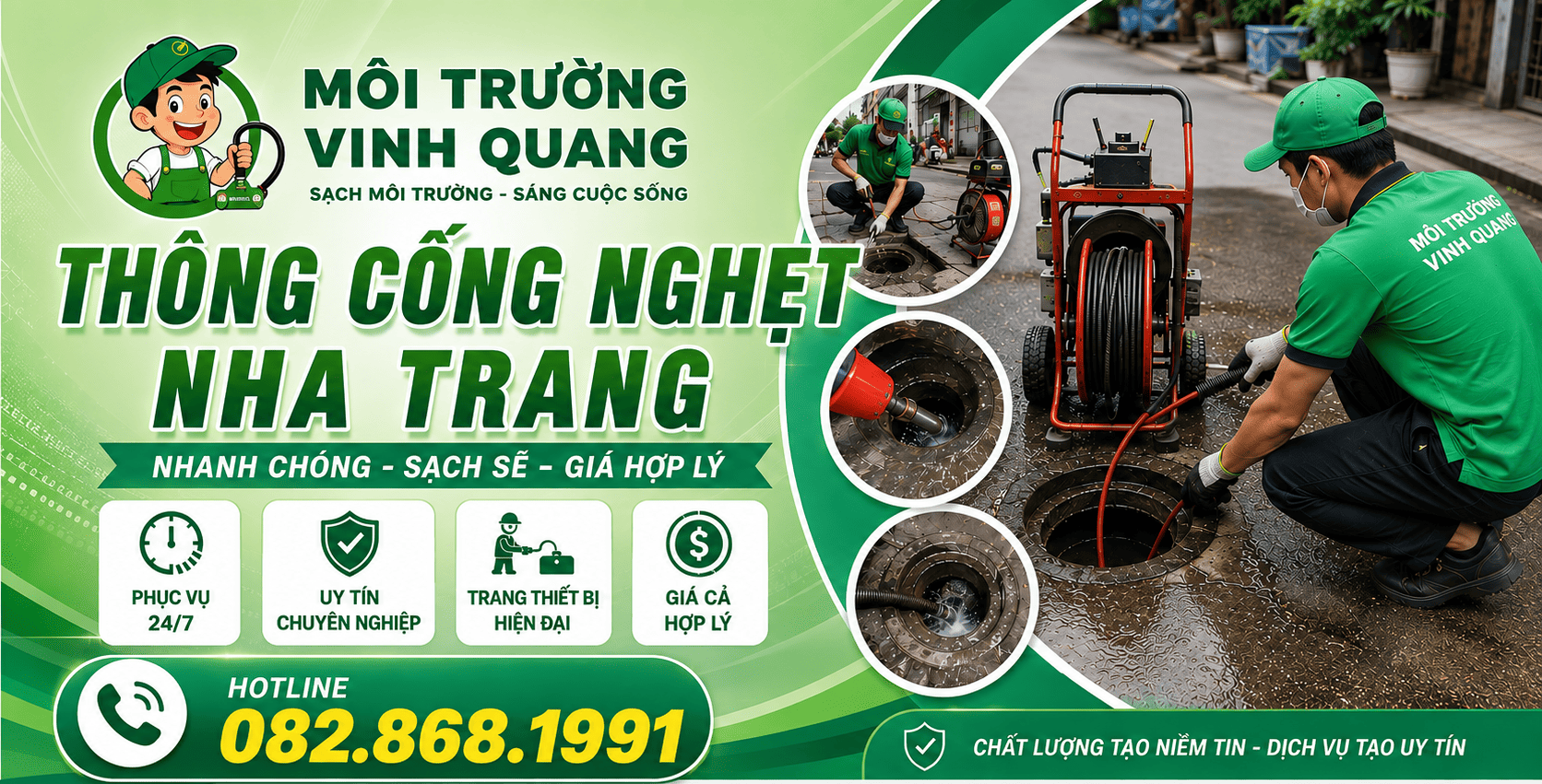Thông Cống Nghẹt Nha Trang
