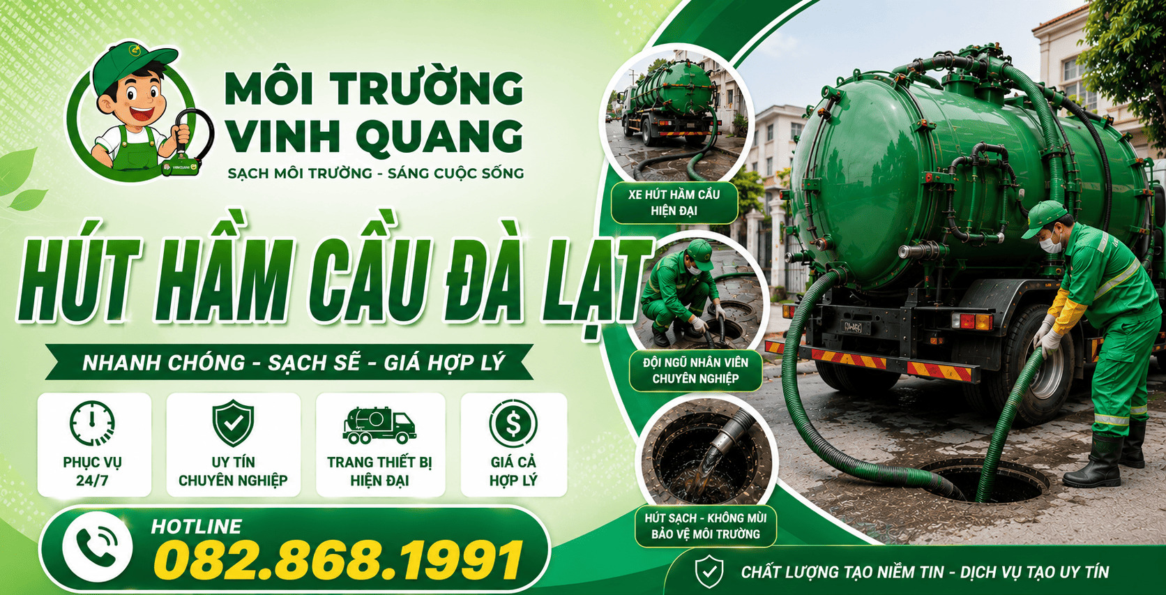 Hút Hầm Cầu Tại Đà Lạt