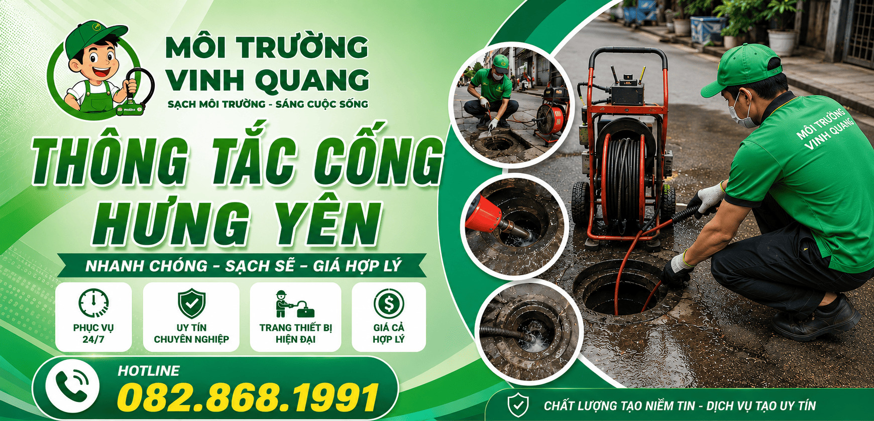 Thông Tắc Cống Hưng Yên