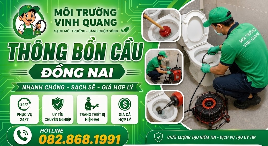 Thông Bồn Cầu Tại Đồng Nai