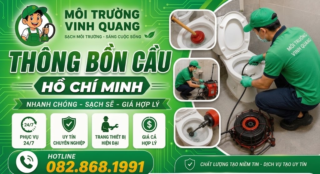 Thông Bồn Cầu Tại Hồ Chí Minh